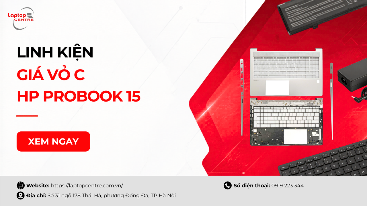 Bảng giá vỏ C HP ProBook 15 tham khảo và lưu ý trước khi mua