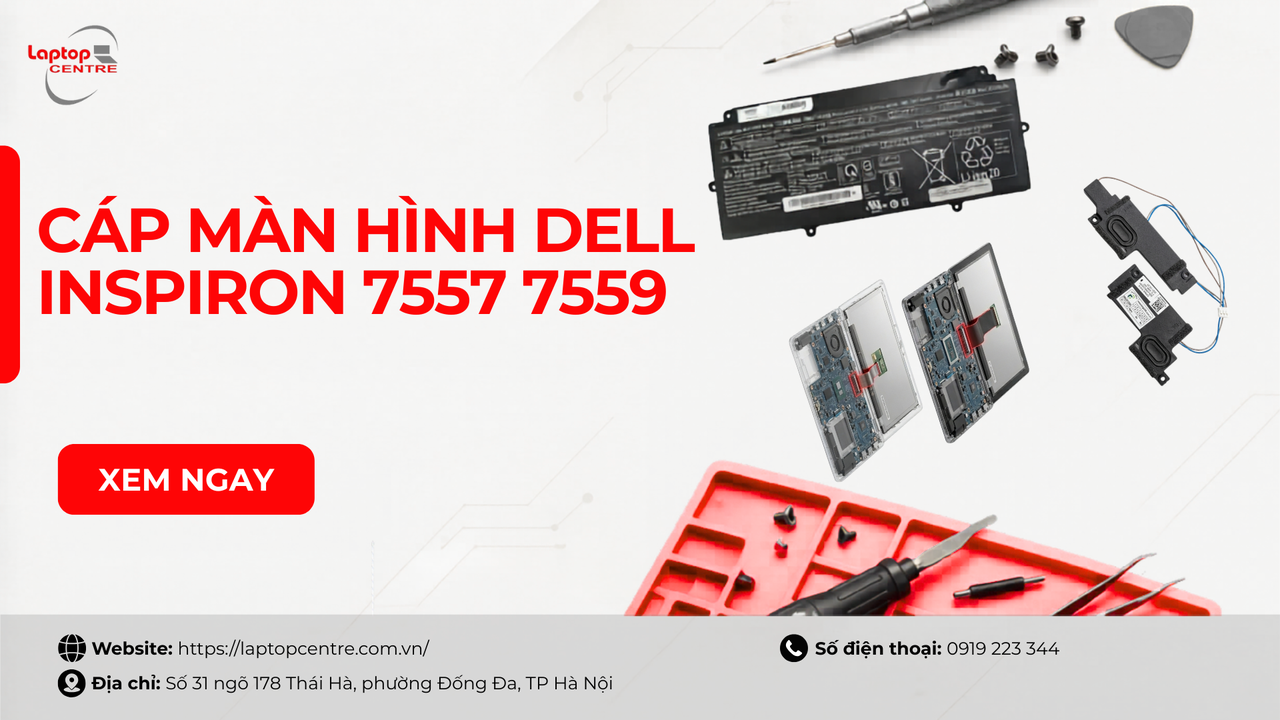 Cáp màn hình Dell Inspiron 7557 7559 (Zin mới), 30 Pin & 40 Pin