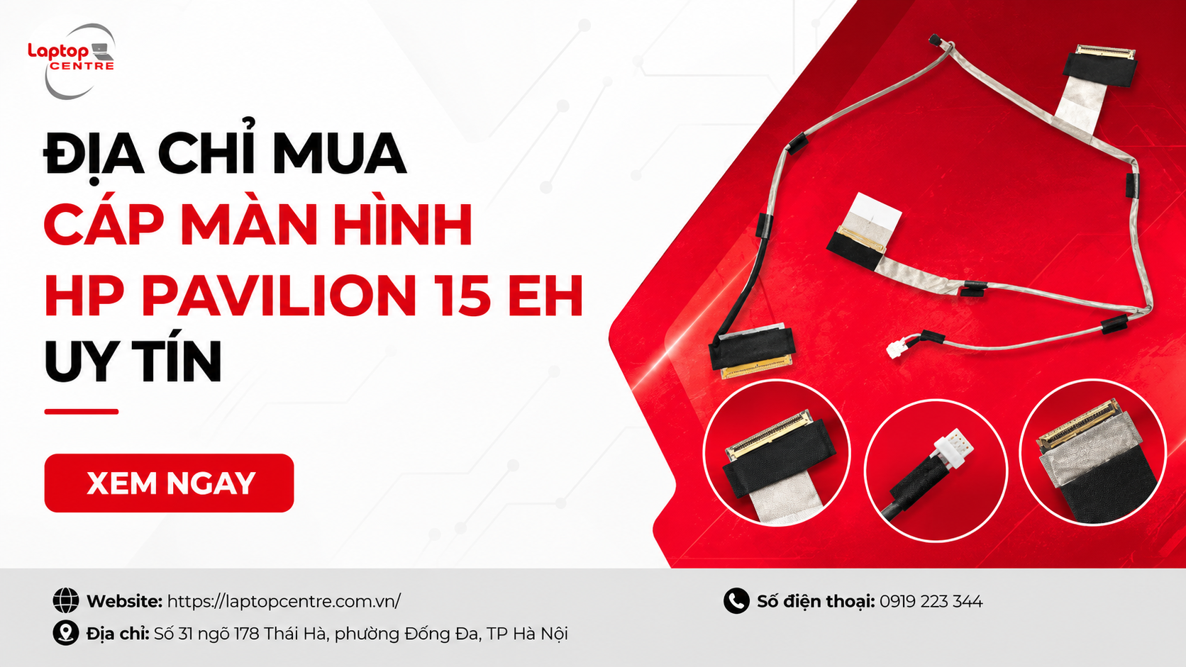 Cáp màn hình HP Pavilion 15 EH