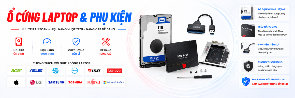 Ổ cứng HDD/SSD