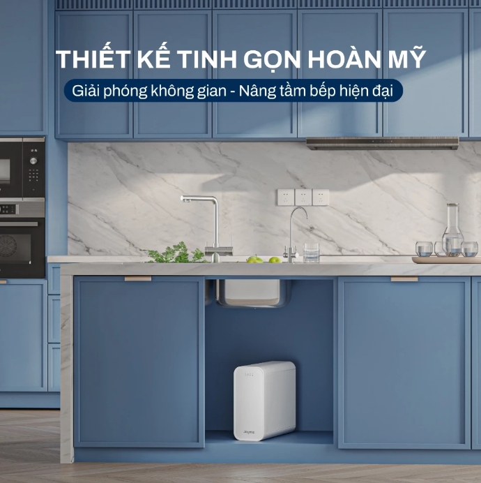 Bếp nhỏ thì nên bố trí máy lọc nước như thế nào? 6 giải pháp tối ưu không gian
