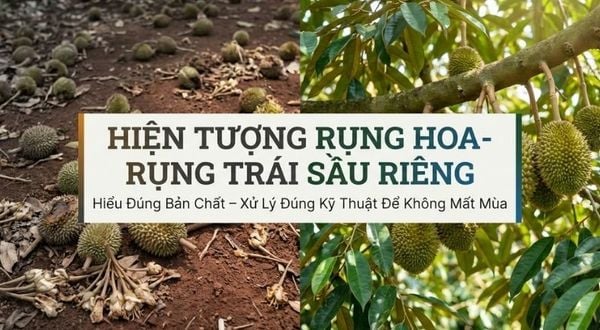 GIẢI BÀI TOÁN RỤNG HOA – RỤNG TRÁI SẦU RIÊNG: HIỂU ĐÚNG BẢN CHẤT, GIỮ VỮNG NĂNG SUẤT