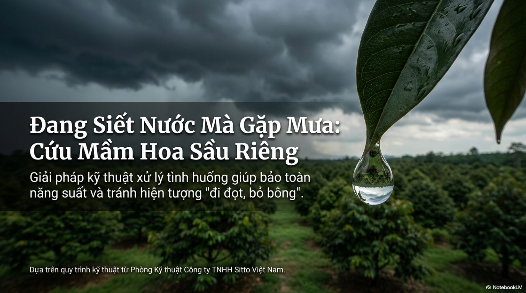 RAIN DURING WATER STRESS – How to prevent losing flower buds?