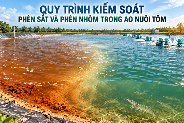 PHẦN 4: QUY TRÌNH KIỂM SOÁT PHÈN SẮT VÀ PHÈN NHÔM TRONG AO NUÔI TÔM
