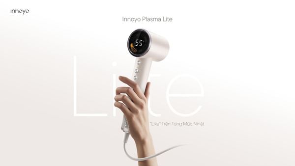 Máy Sấy Tóc Innoyo Plasma Lite - Sấy Nhanh, Dưỡng Tóc Chuẩn Mực