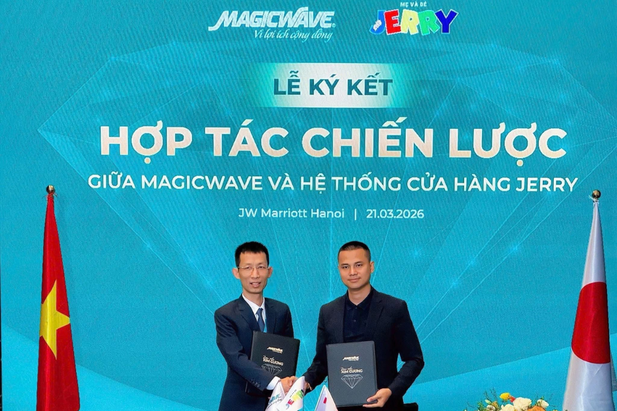 ✨Lễ ký kết hợp tác chiến lược giữa Magicwave và hệ thống cửa hàng Jerry ✨