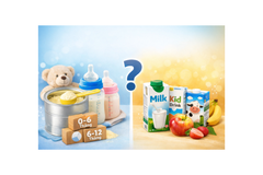Vì sao sữa công thức chia theo độ tuổi, còn sữa pha sẵn chỉ ghi “trên 1 tuổi”?