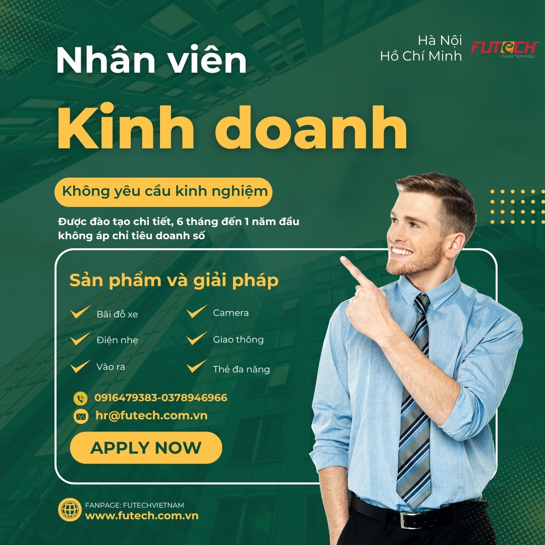FUTECH TUYỂN DỤNG THÁNG 12/2025