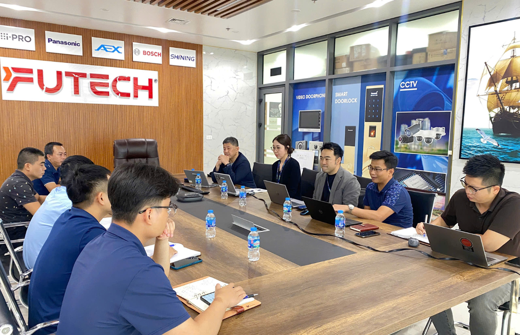 Futech trao đổi và làm việc với đối tác Panasonic về giải pháp Hệ thống báo cháy