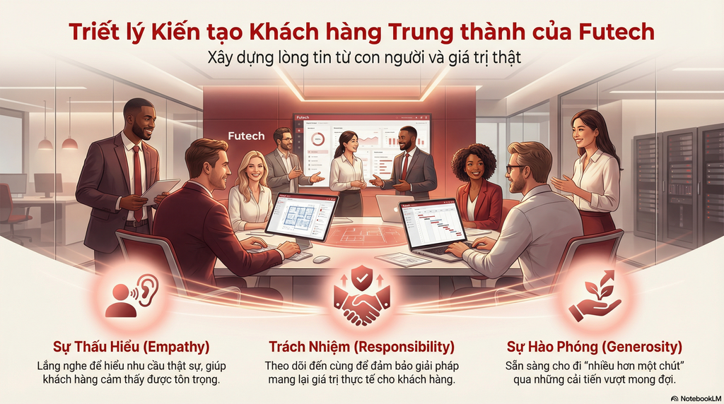 Triết lý kiến tạo khách hàng trung thành của Futech