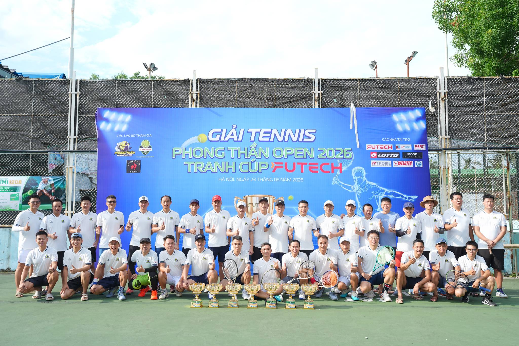 Futech đồng hành cùng giải Tennis Phong Thần Open 2026 - Tranh Cup Futech