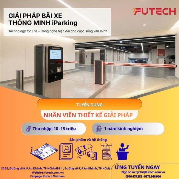 Tuyển dụng Nhân viên Thiết kế giải pháp TPHCM