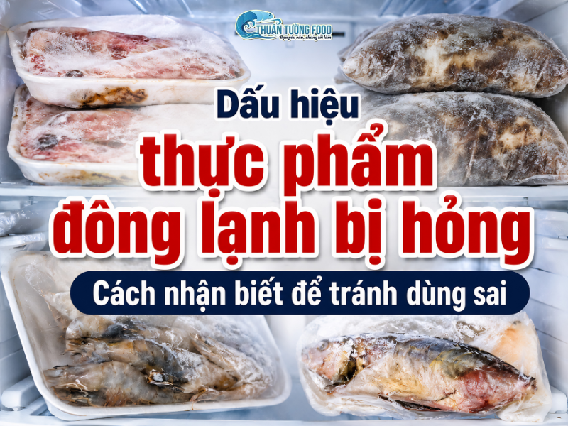 Dấu hiệu thực phẩm đông lạnh bị hỏng: Cách nhận biết để tránh dùng sai