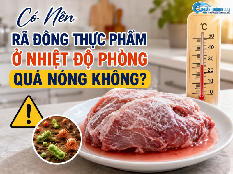 Có Nên Rã Đông Thực Phẩm Ở Nhiệt Độ Phòng Quá Nóng Không?