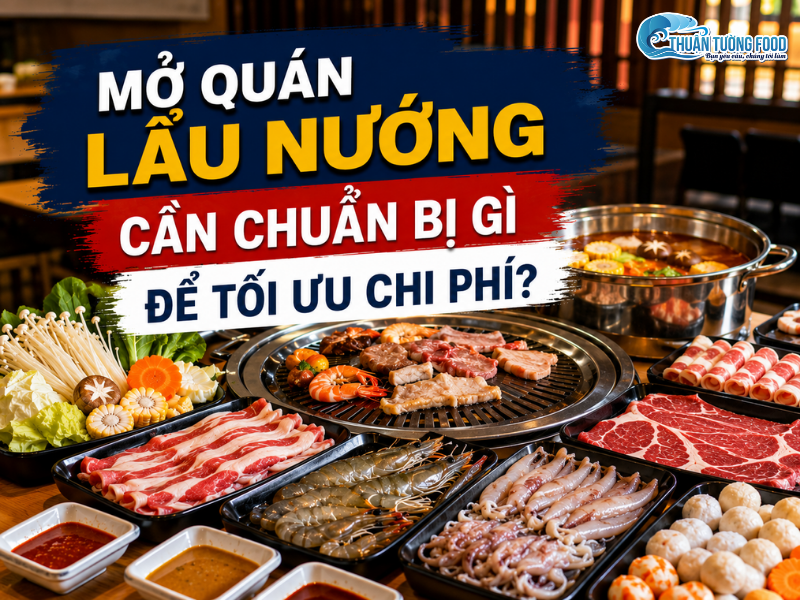 Mở quán lẩu nướng cần chuẩn bị gì để tối ưu chi phí?