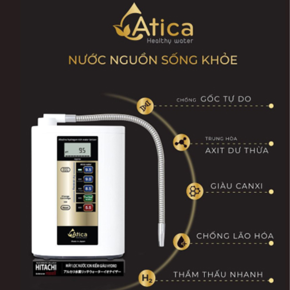 Đánh Giá | Máy Lọc Nước Ion Kiềm Atica Có Tốt Không?