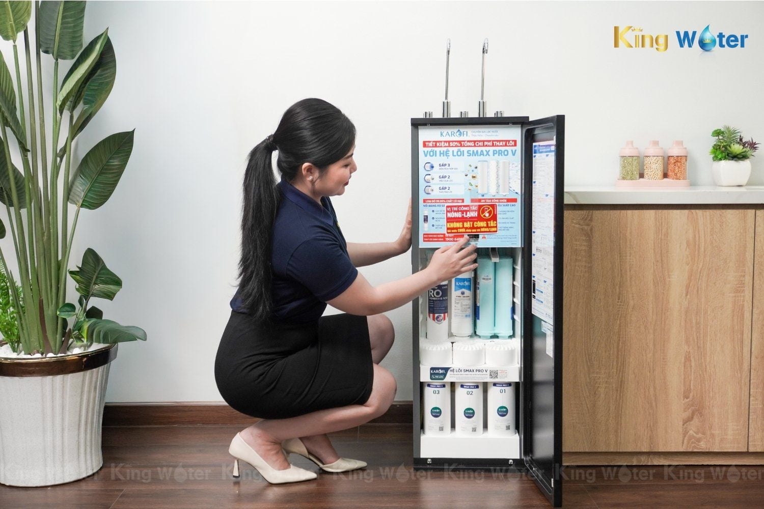 11 lõi lọc thế hệ mới công nghệ Smax giúp gấp 2 công suất, gấp 2 tuổi thọ