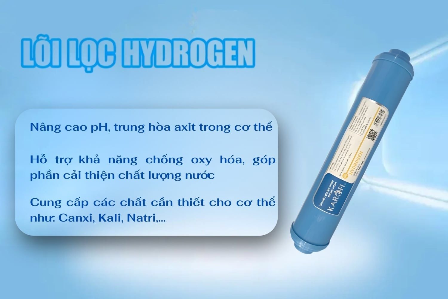 Lõi Hydrogen&nbsp;có chức năng bổ sung Hydrogen