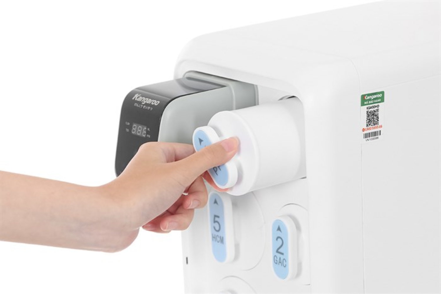 Kangaroo trang bị cho KG400HU hệ thống lõi Inline đúc nguyên khối