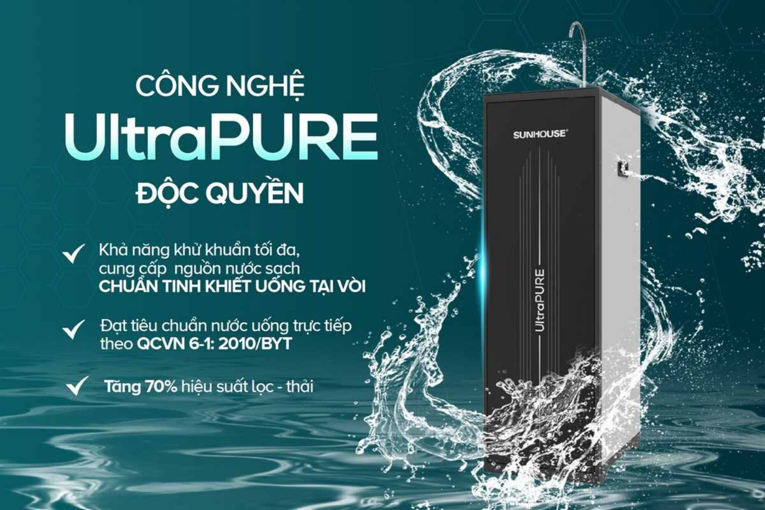 Công nghệ UltraPURE là một bước tiến quan trọng trong việc lọc nước