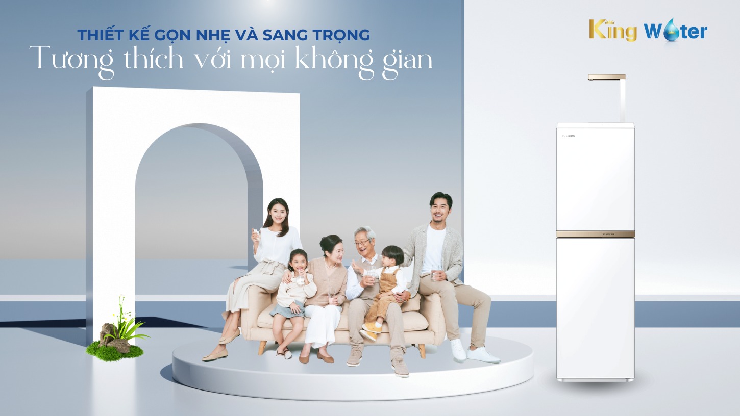 Thiết kế gọn nhẹ và sang trọng, tương thích mọi không gian