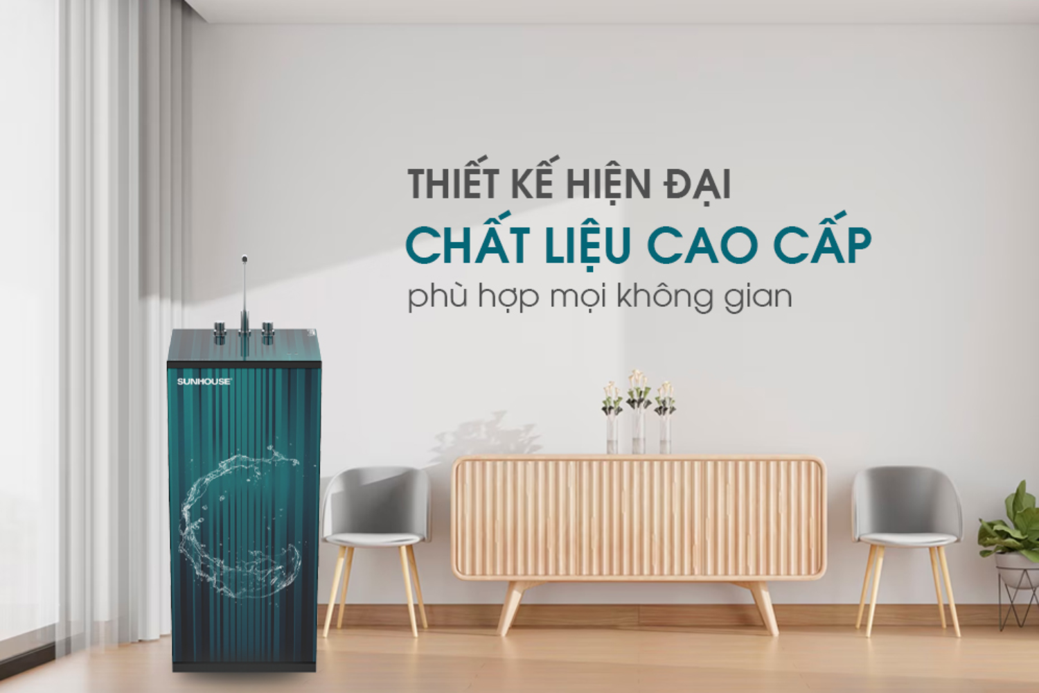 Sunhouse SHA76217CK có tủ đứng đẹp mắt phù hợp với mọi không gian