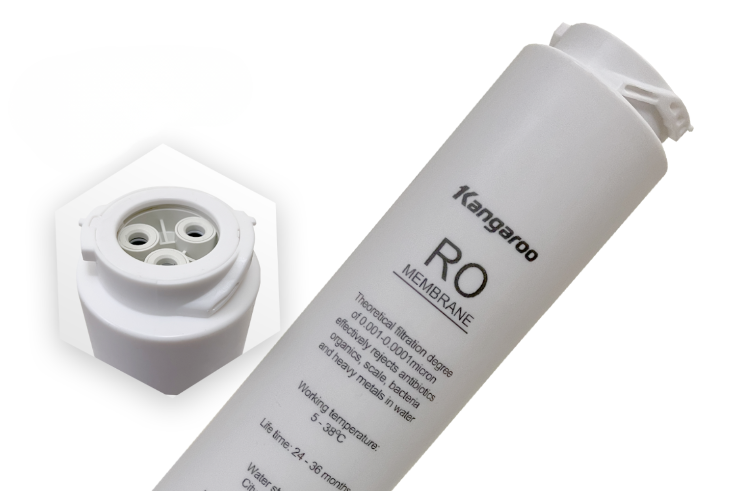 Màng RO Vortex 100GPD có tuổi thọ trung bình 24 – 36 tháng