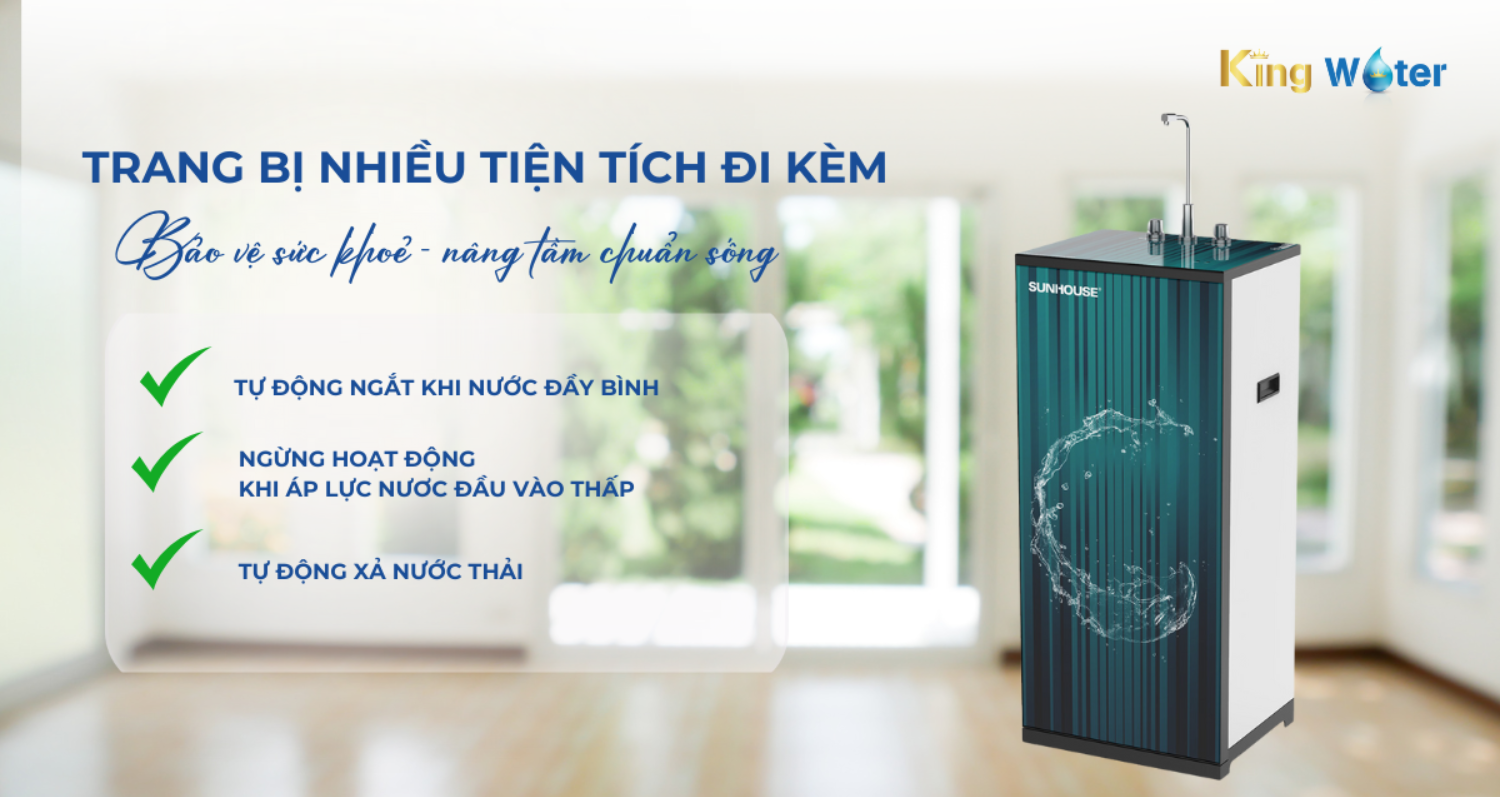 Sunhouse SHA76217CK được tích hợp hàng loạt tính năng tự động