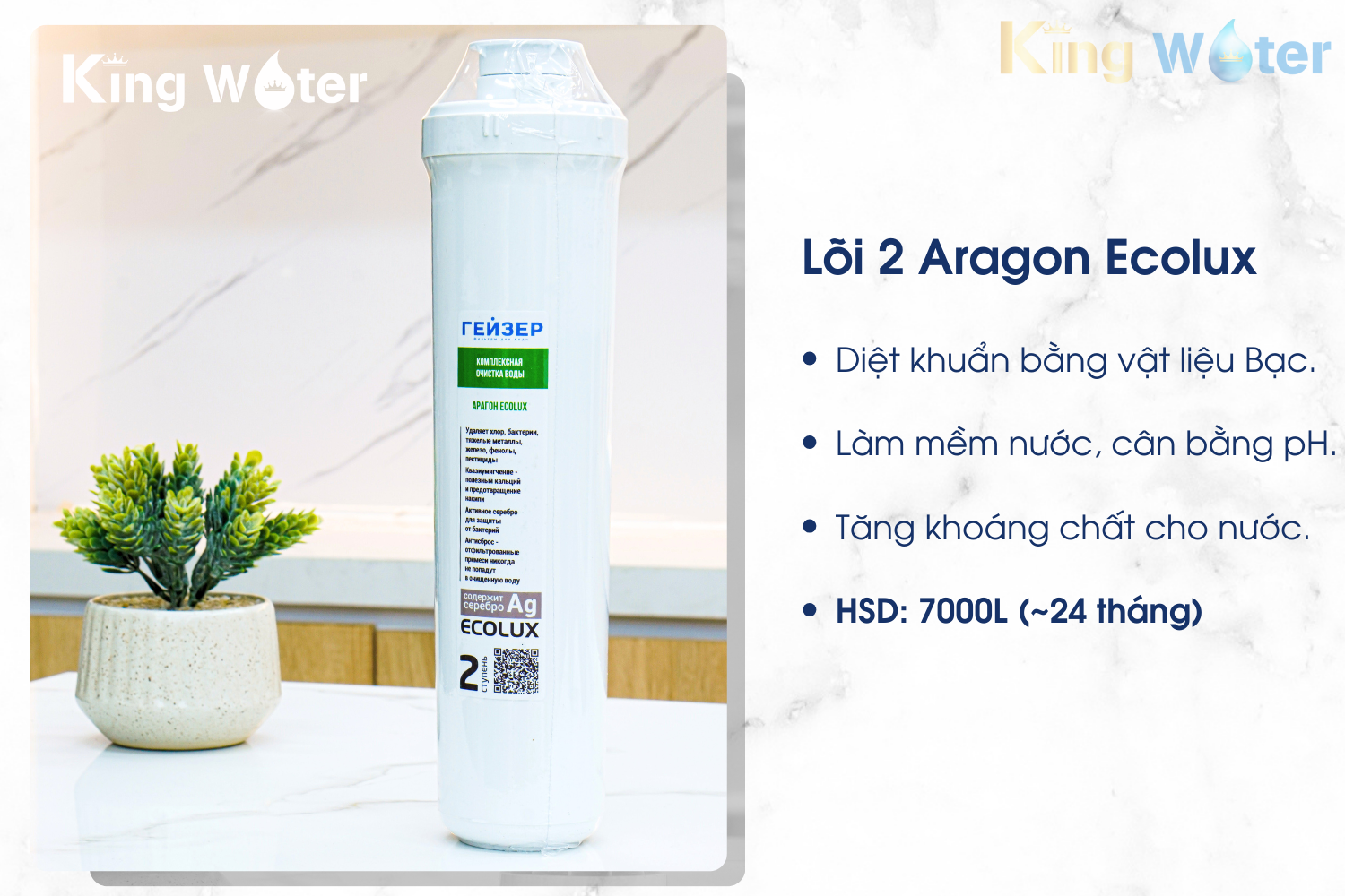 Lõi Aragon Ecolux: Đỉnh cao công nghệ Nano Nga