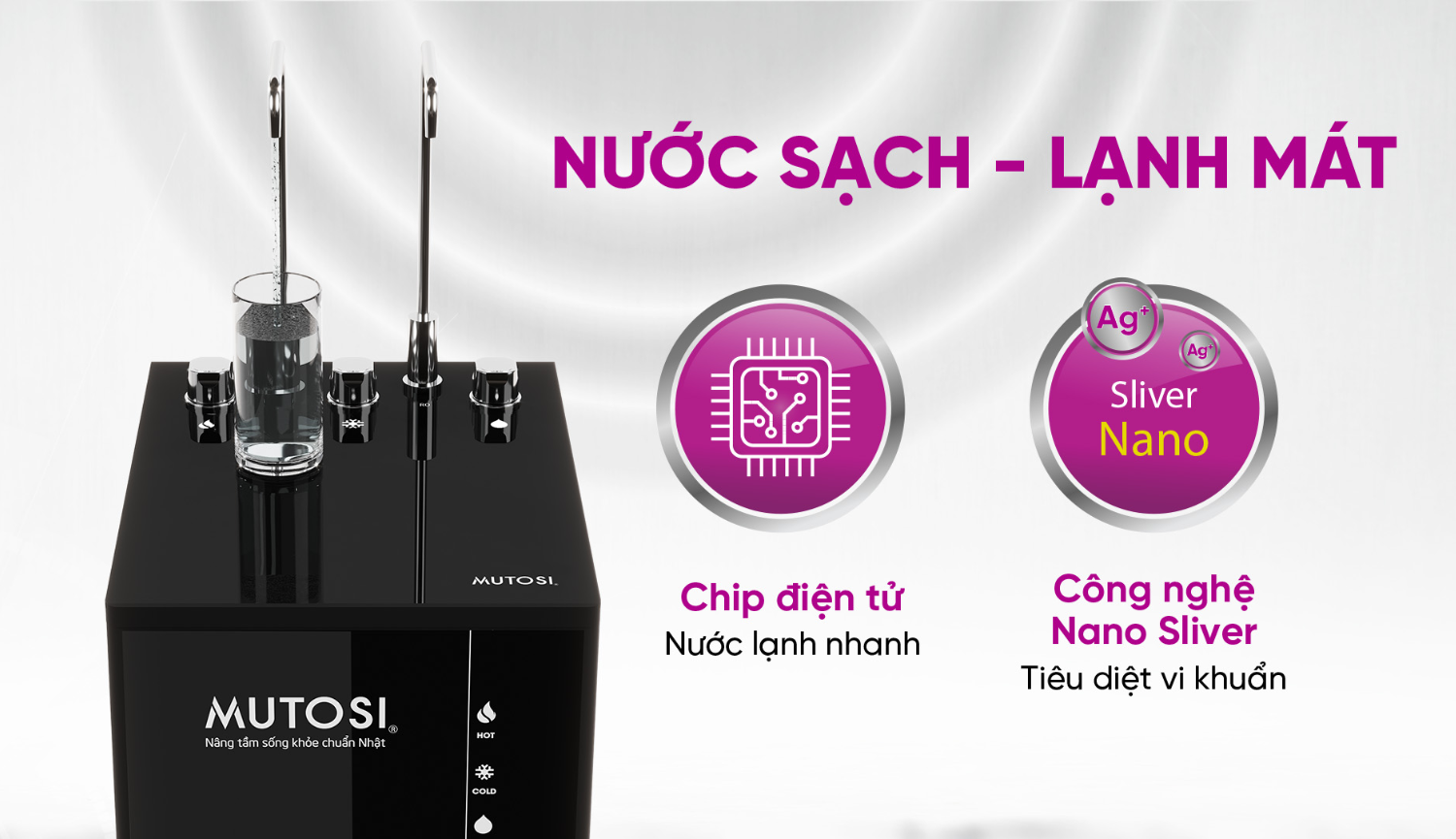 Mutosi MP-S1013 được trang bị công nghệ làm lạnh bằng chip điện tử