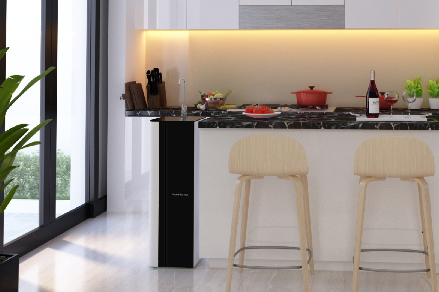 KoriHome WPK-G60 sở hữu thiết kế hiện đại, sang trọng