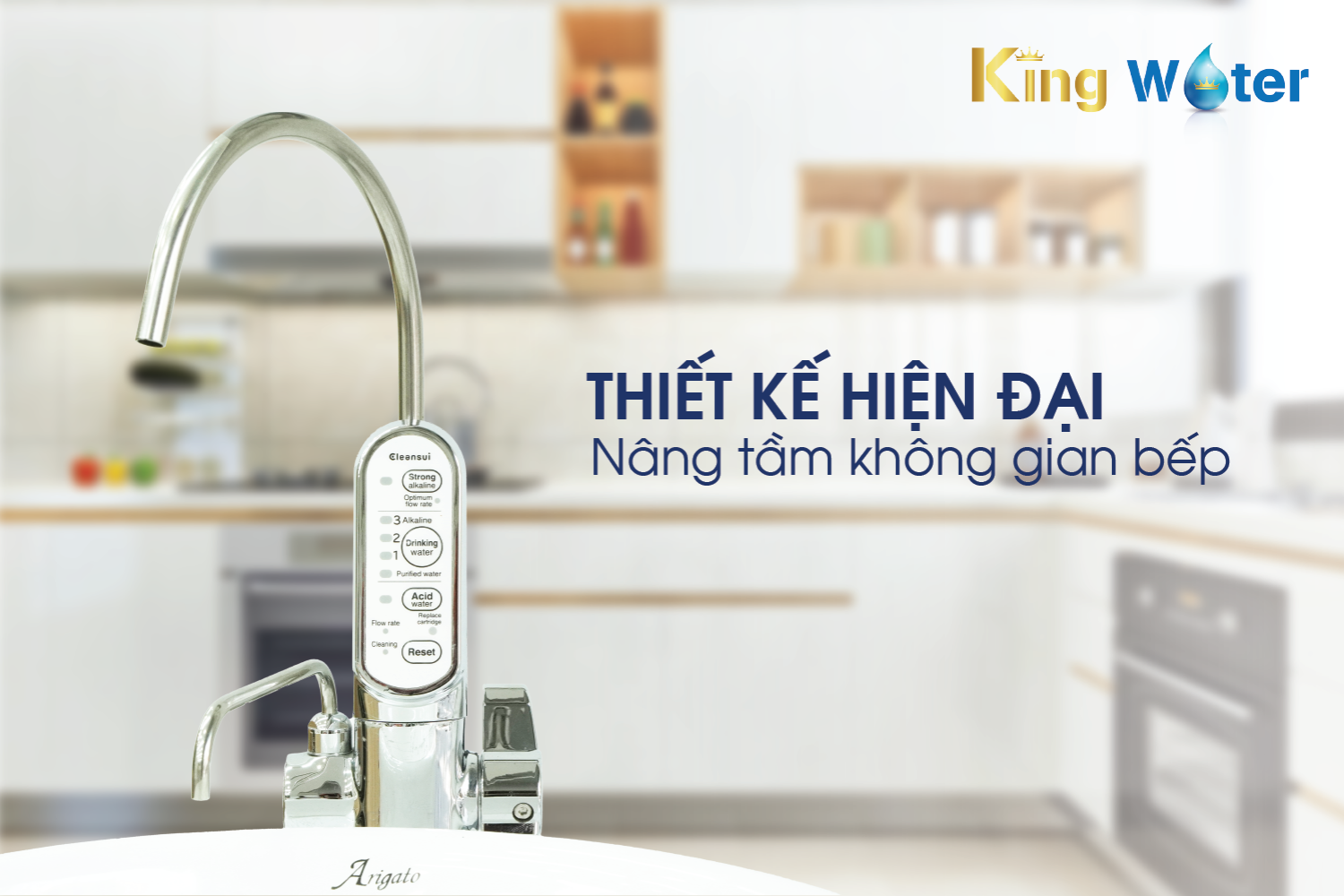 Máy lọc nước ion kiềm Cleansui EU301 sở hữu thiết kế sang trọng và hoàn hảo