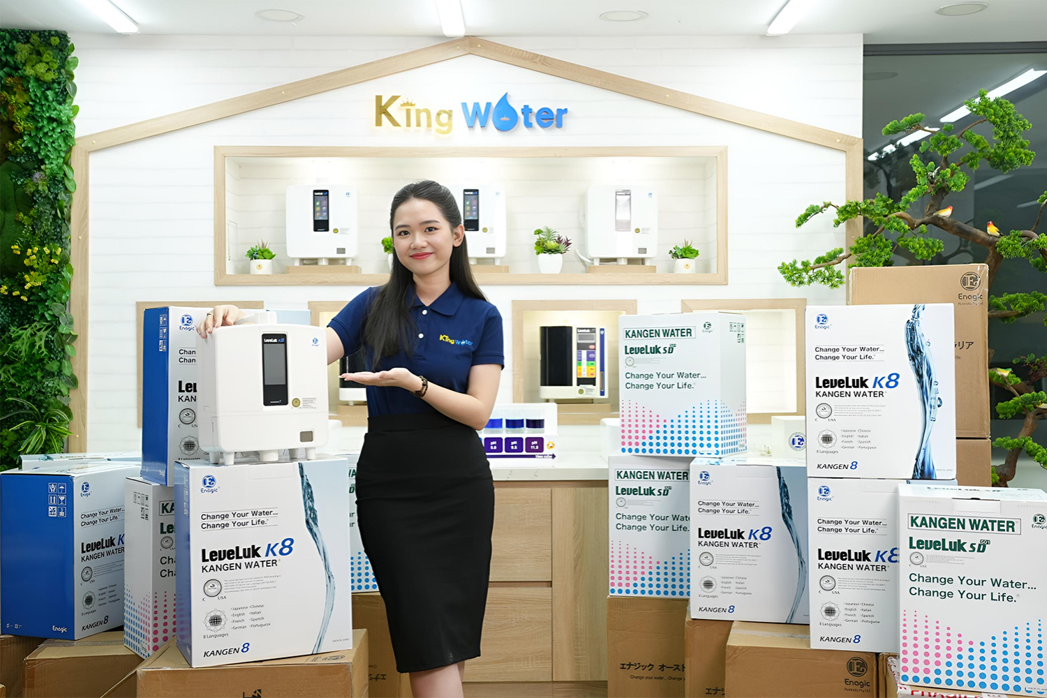 Hoàn toàn yên tâm khi mua máy lọc nước điện giải Kangen tại KingWater
