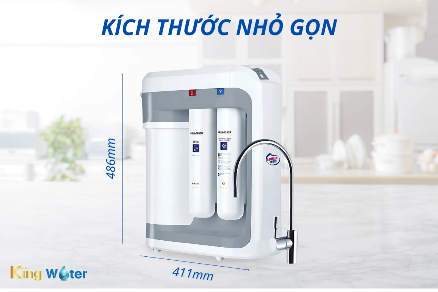 Máy lọc nước Aquaphor RO-201 là sự kết hợp hoàn hảo giữa thẩm mỹ và tính tiện dụng