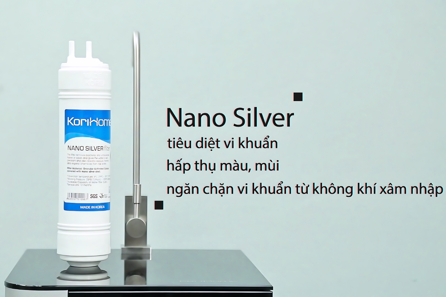 Lõi Nano Silver ngăn chặn hiệu quả sự phát triển của vi sinh vật