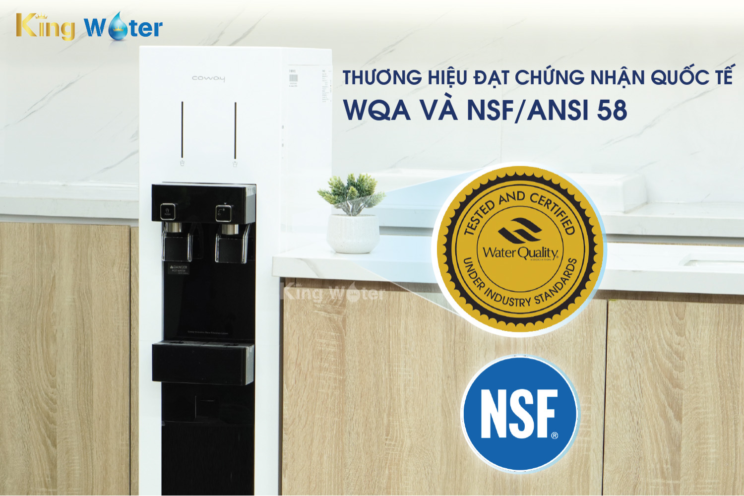 Các sản phẩm Coway đều đạt các chứng nhận cả trong và ngoài nước