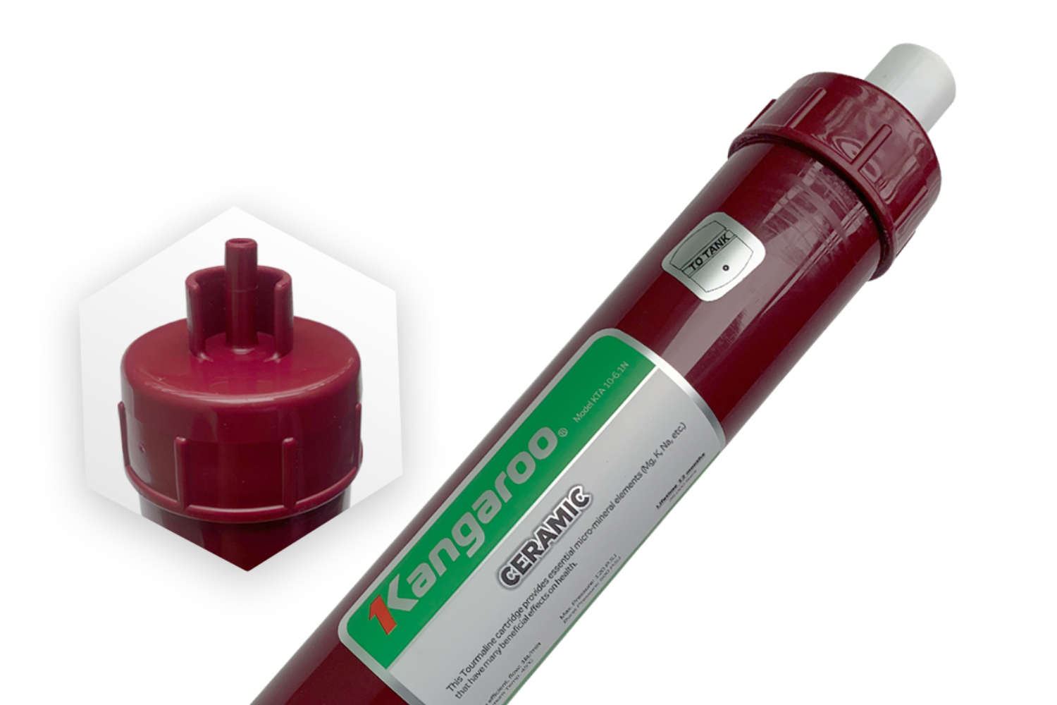 Lõi số 6 Kangraoo Ceramic Bóng gốm (Nâu đỏ): Cải thiện cấu trúc nước