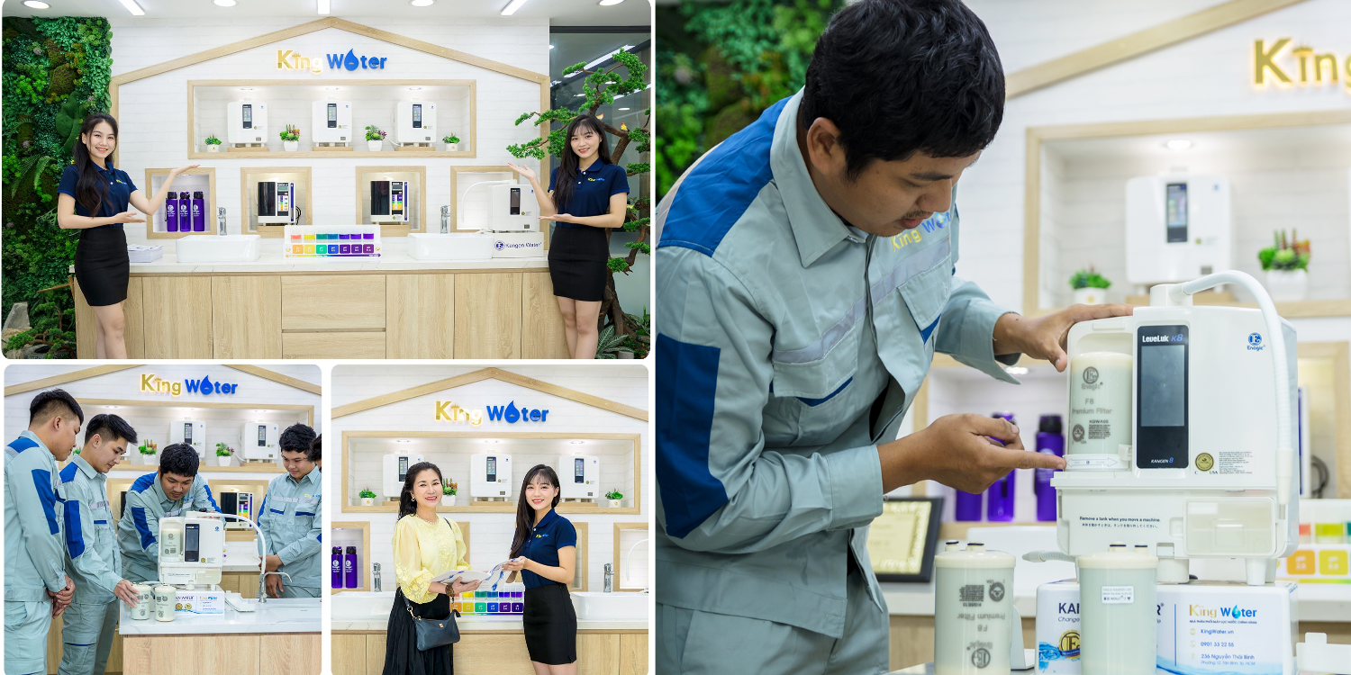 Cam kết chất lượng máy lọc nước Kangen tại KingWater