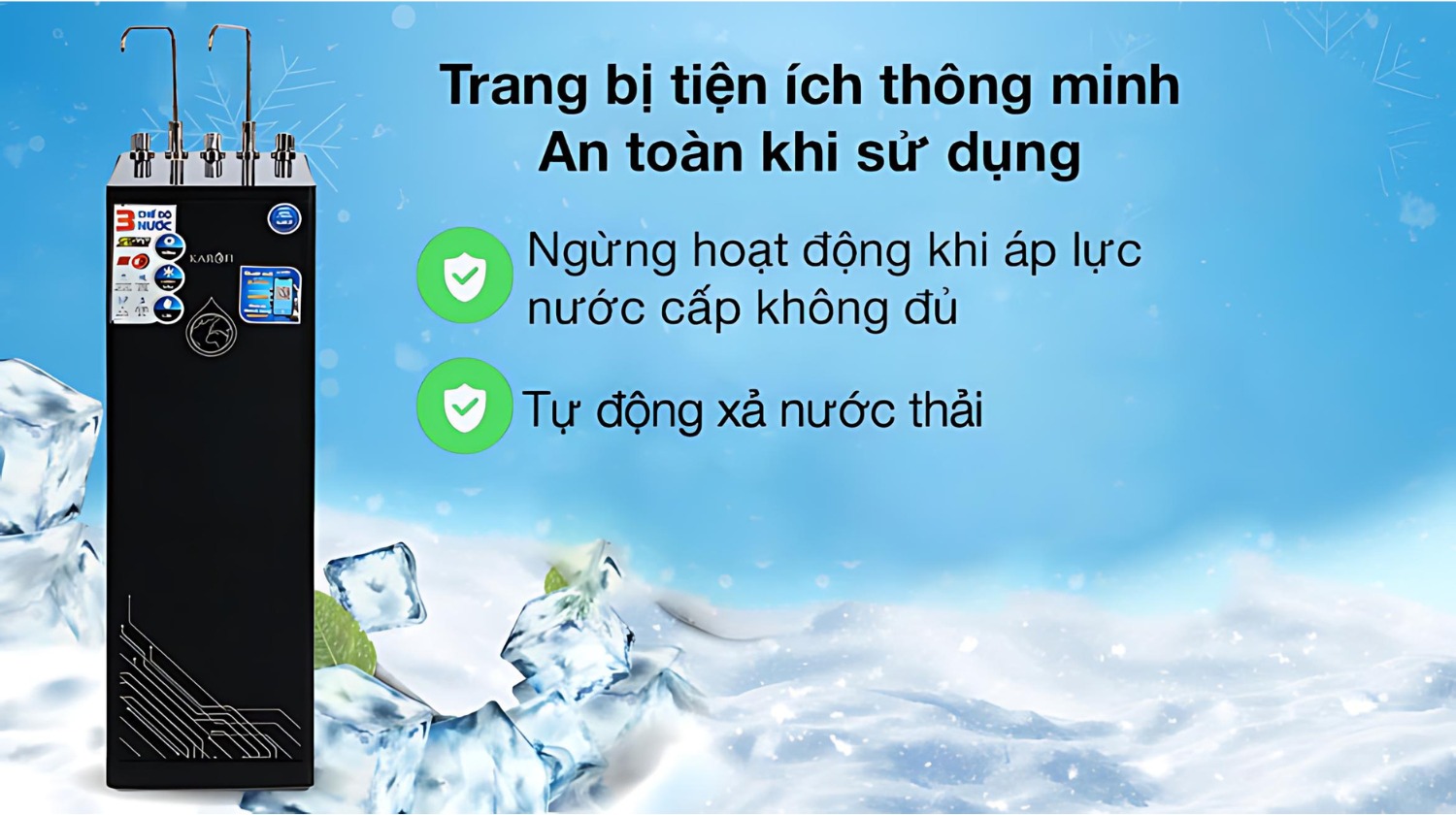 Karofi KAD D66G - Trang bị tiện ích thông minh