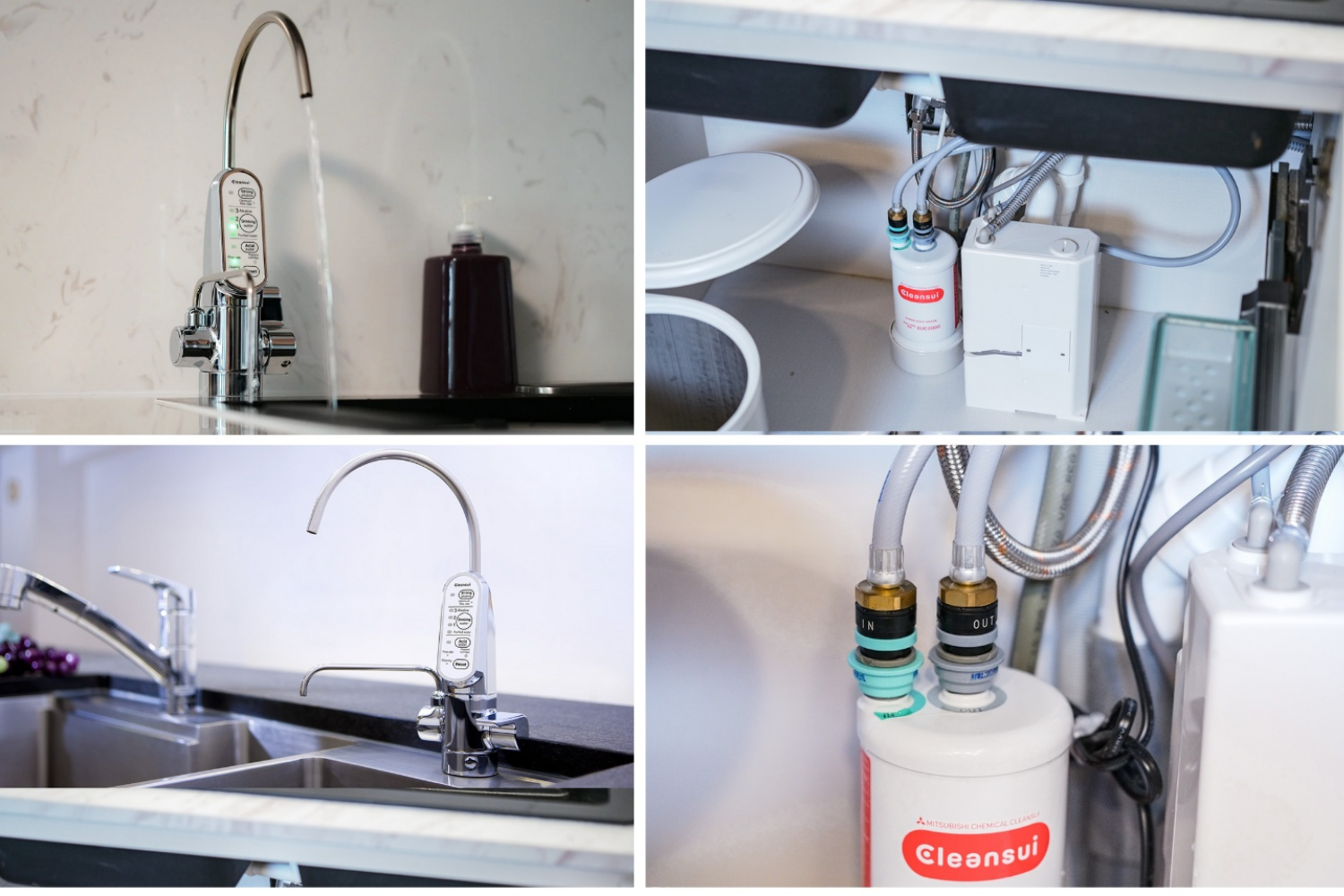 Hình ảnh khách hàng và lắp đặt thực tế Cleansui EU301