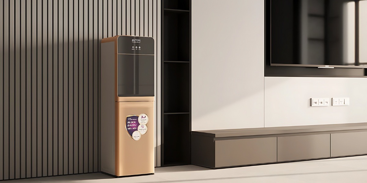 Cây nước nóng lạnh Mutosi MD-280 có thiết kế sang trọng, cao cấp