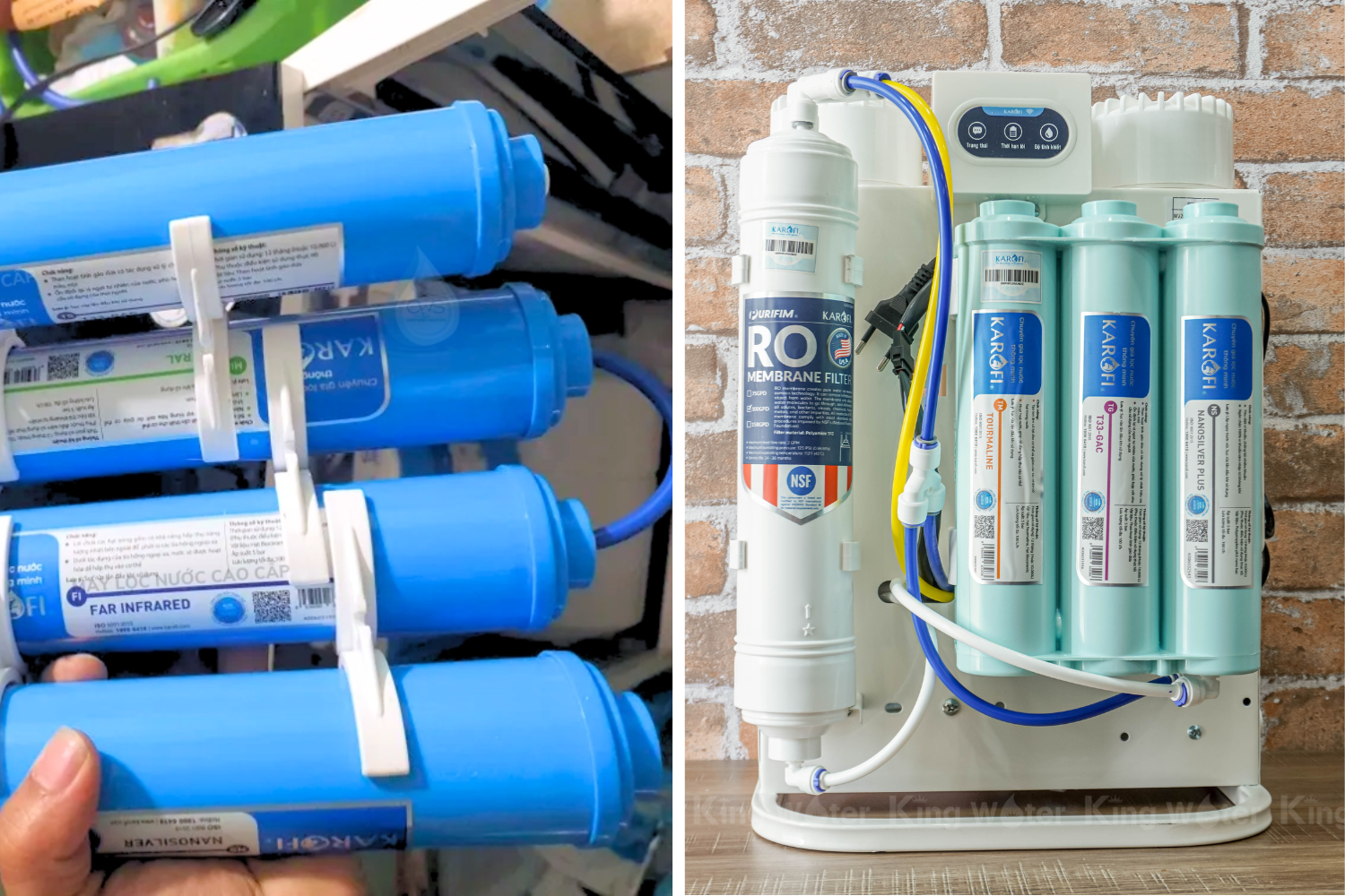 2 hệ chính: Lõi rời và cụm nguyên khối lõi chức năng Karofi