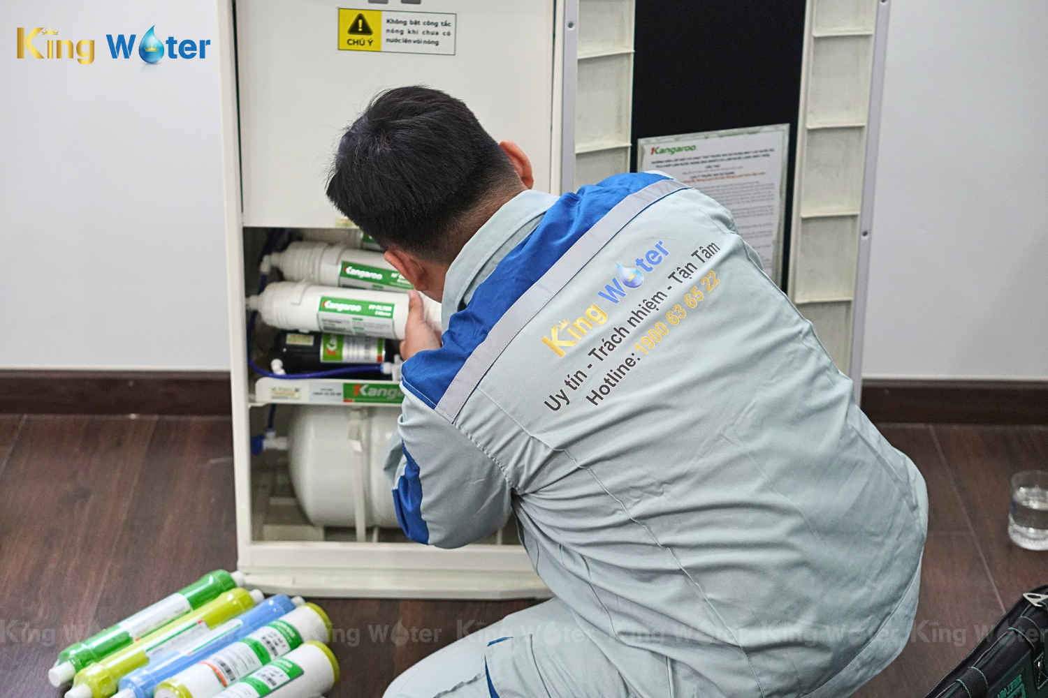 KingWater cam kết mang đến dịch vụ chuẩn kỹ thuật – chính hãng – minh bạch