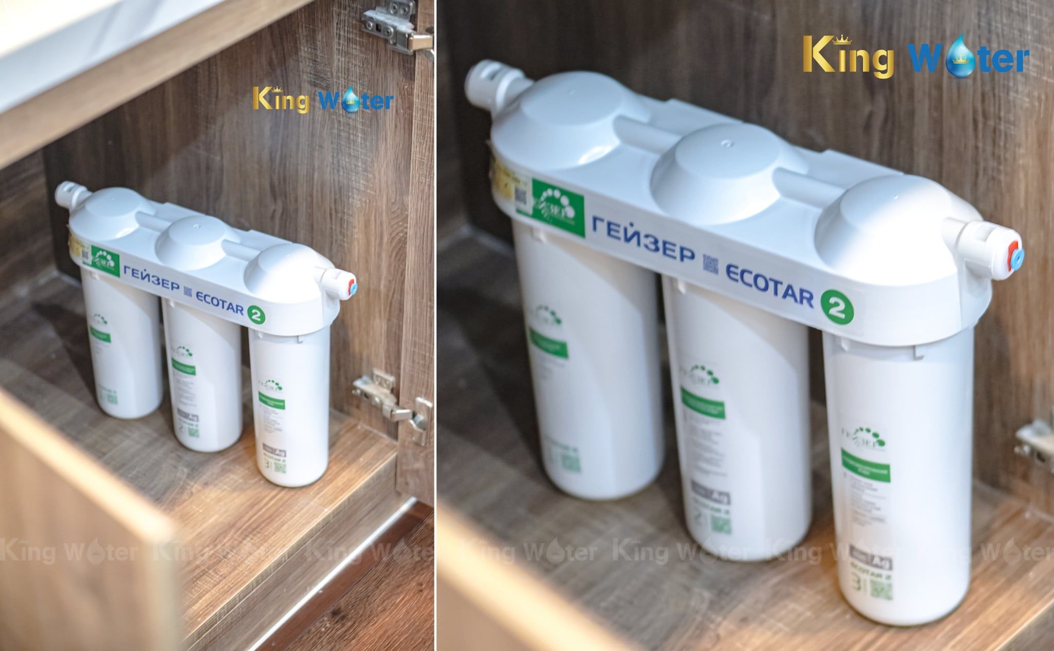 Với kích thước nhỏ gọn, Ecotar 2 có thể dễ dàng lắp đặt dưới chậu rửa bếp