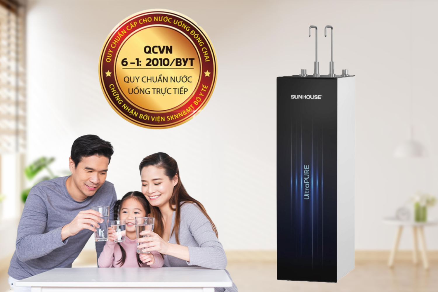 Sunhouse SHA76211KL đạt các tiêu chuẩn về chất lượng theo chuẩn Bộ Y Tế