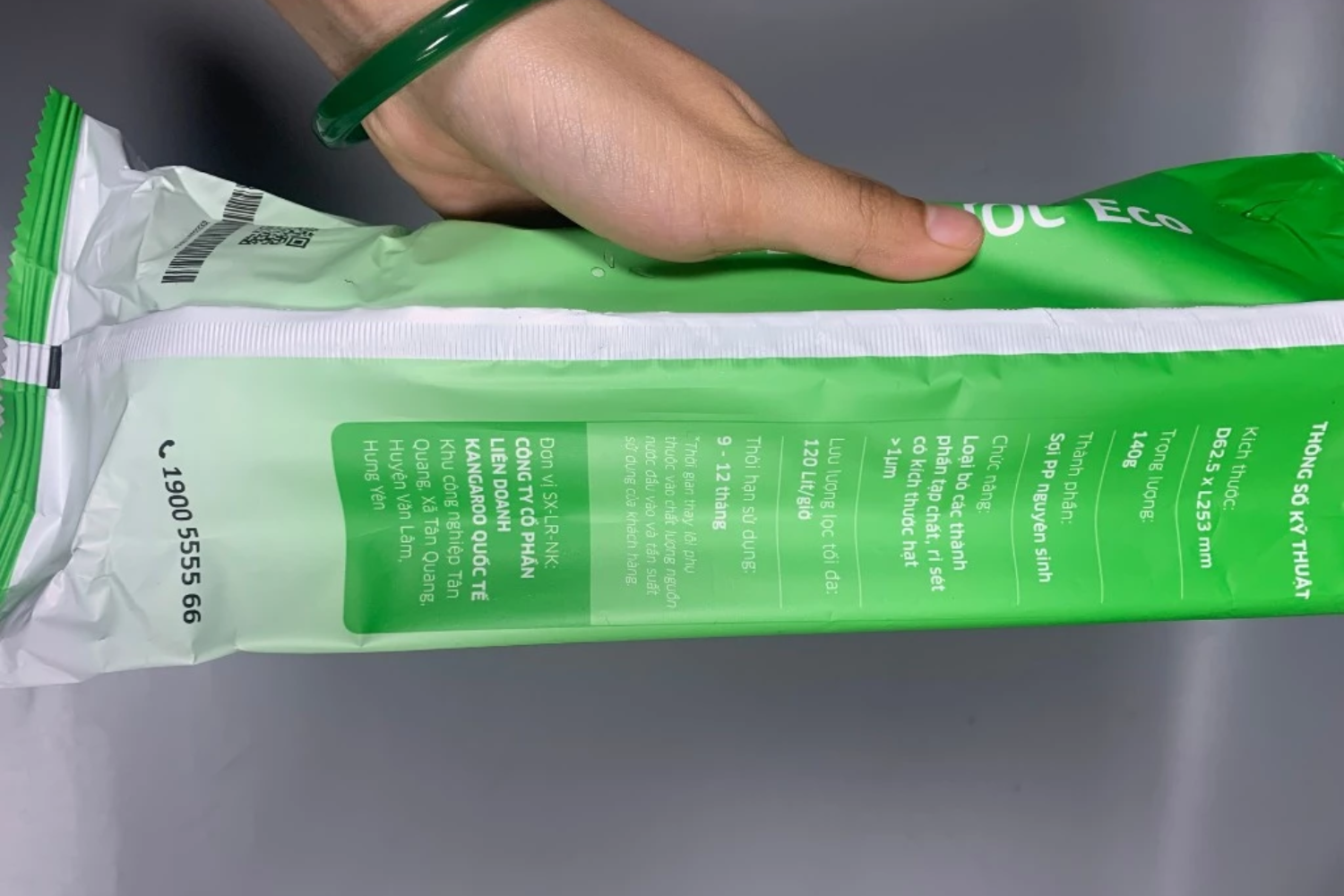 Lõi Kangaroo Eco số 3 giữ vai trò kỹ thuật đặc biệt quan trọng