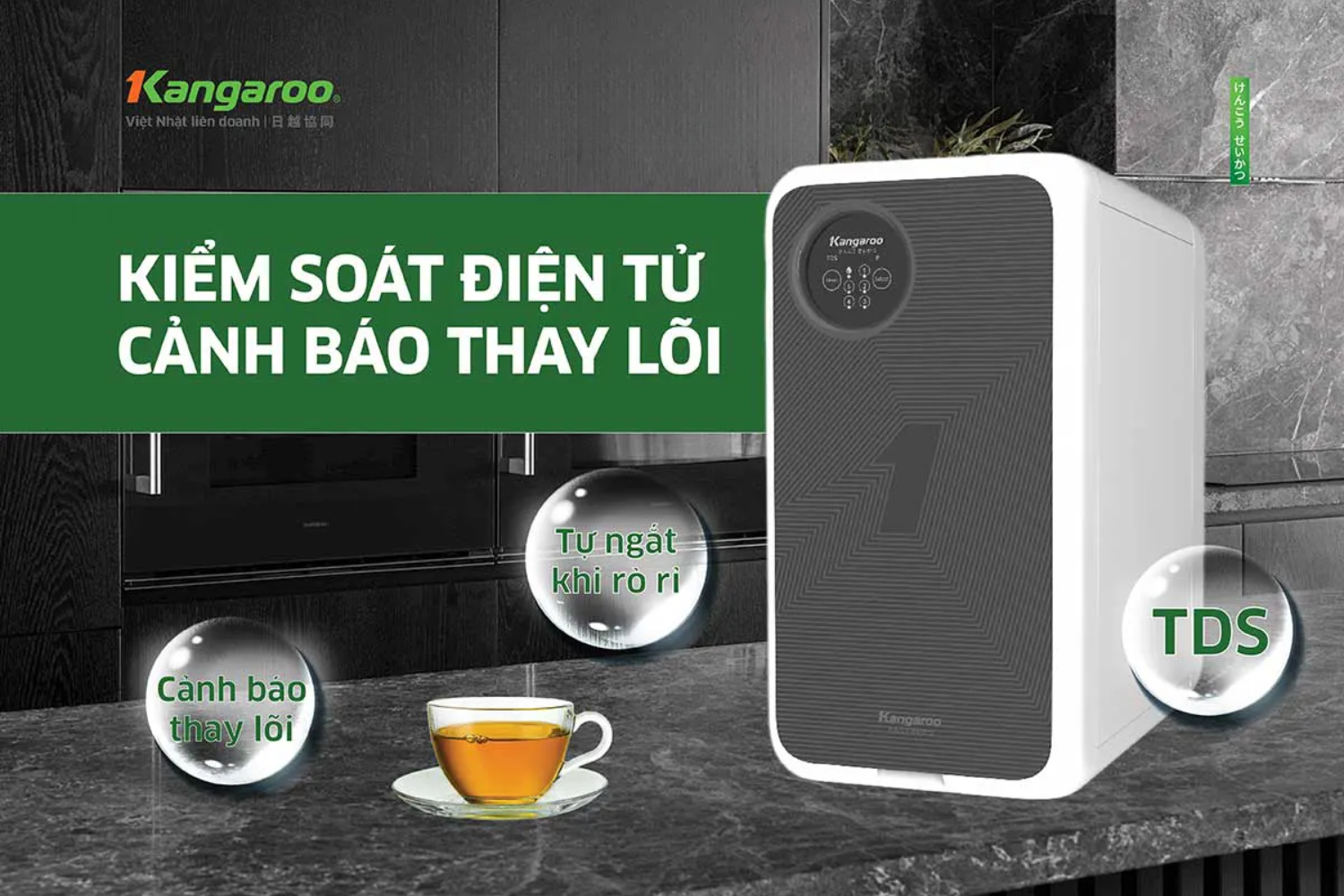 Kangaroo Hydrogen KG400US có hệ thống vi mạch điện tử và cảm biến an toàn