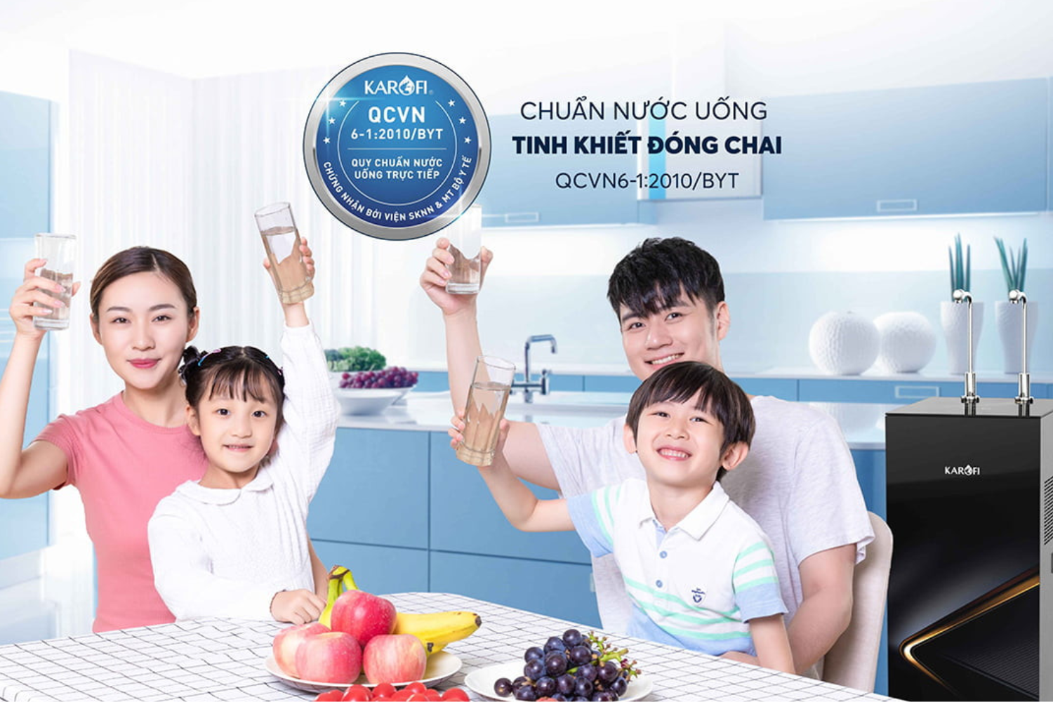 Karofi là thương hiệu đầu tiên tại Việt Nam đạt chứng nhận QCVN 6-1:2010/BY