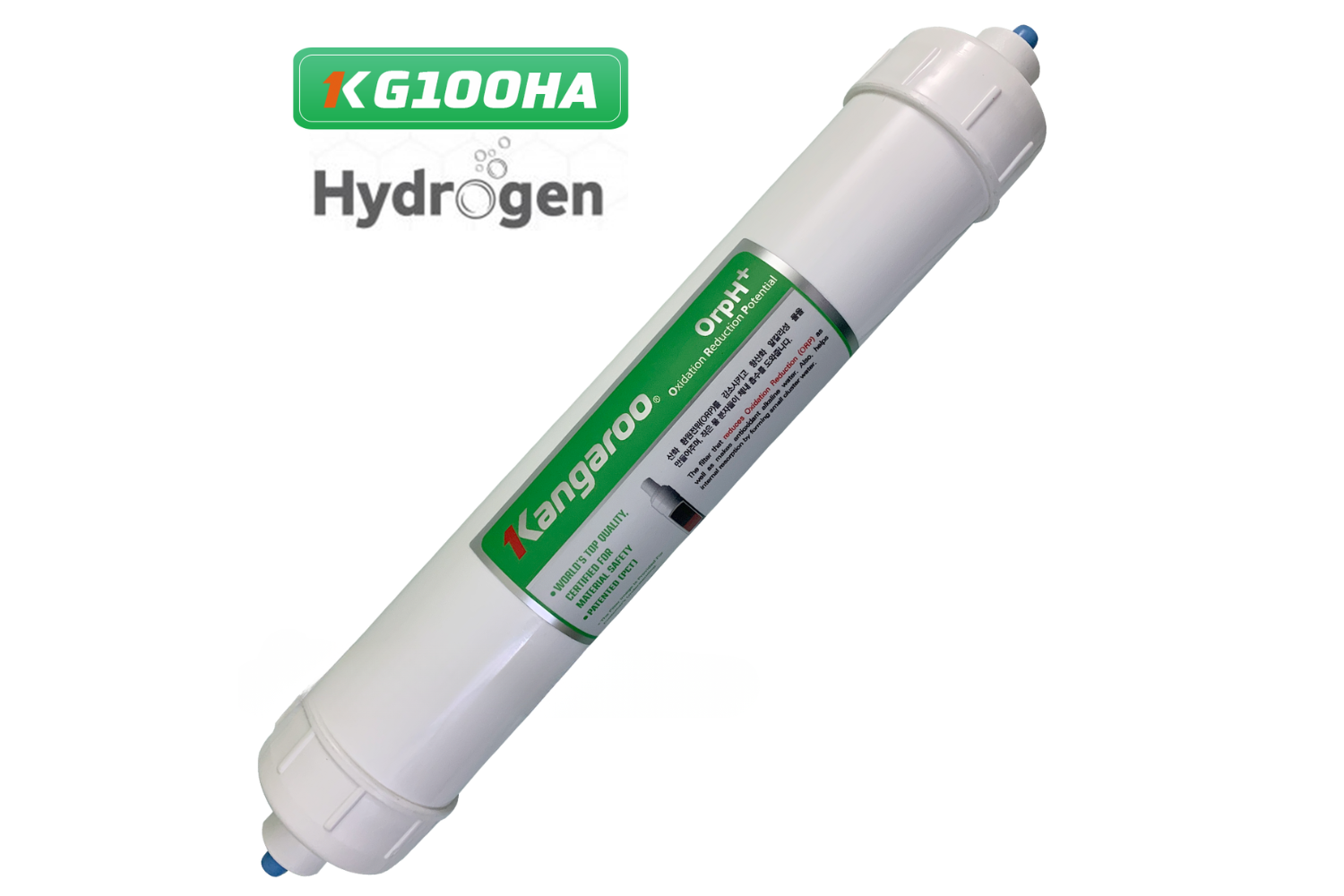 Lõi OrpH Hydrogen HA có thiết kế vỏ nhựa nguyên sinh màu trắng tinh khiết