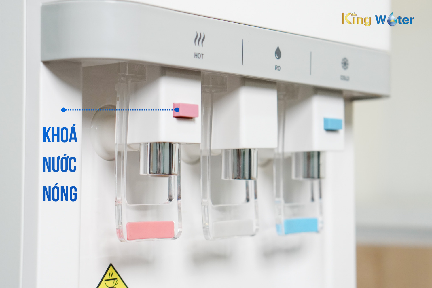 Karofi HCV208RO được trang bị chế độ nước nóng trực tiếp